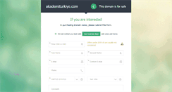 Desktop Screenshot of akademiturkiye.com